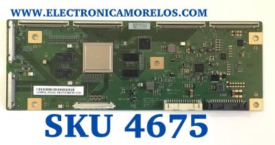 T-CON PARA TV SONY / NUMERO DE PARTE 6871L-6380E / 6870C-0848C / LE550PQL (HP)(A4) / PANEL YDBO055UNG01 / MODELO XR-55A80J / XR55A80J